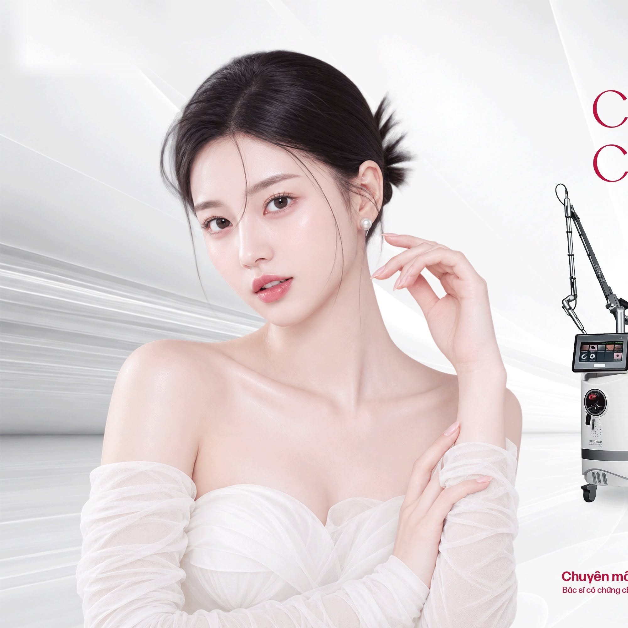 Khách hàng sau liệu trình nâng cơ HIFU tại Lift&Fill